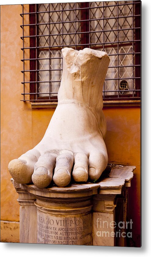Emperor Constantine Metal Print featuring the photograph Constantine Foot by Brian Jannsen