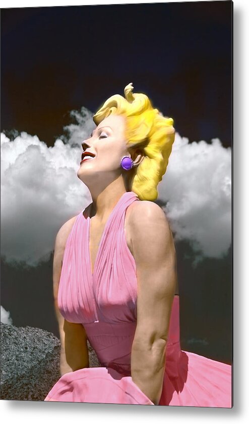 Marilyn Monroe Metal Print featuring the photograph Contemporary Marilyn by Matthew Bamberg