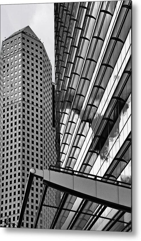 Houston Metal Print featuring the photograph Continental Center I Houston TX by Alexandra Till
