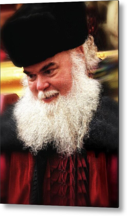 Christmas Metal Print featuring the photograph Cossack Santa by Nadalyn Larsen