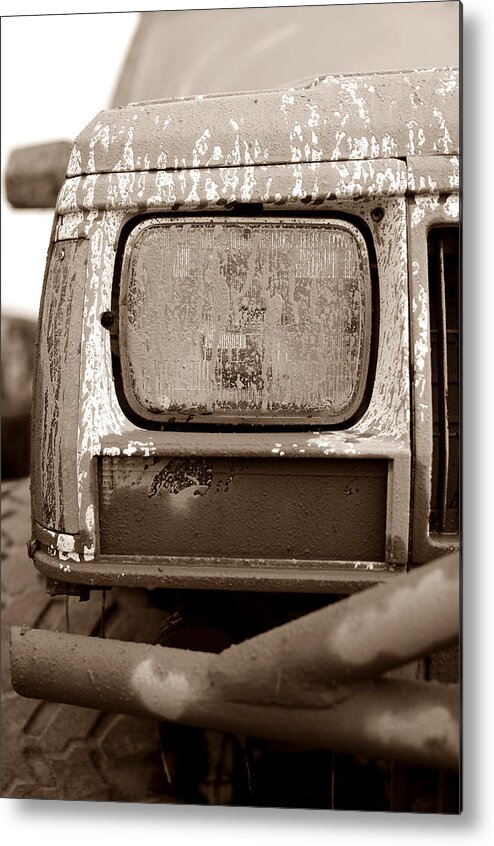 Jeep Metal Print featuring the photograph Covered in Mud by Luke Moore