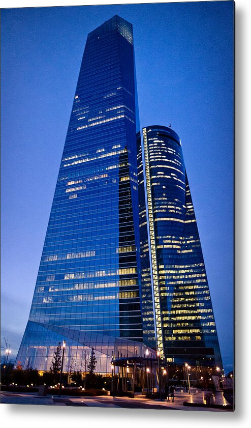 Plaza Metal Print featuring the photograph Cuatro Torres Business Area #1 by Pablo Lopez