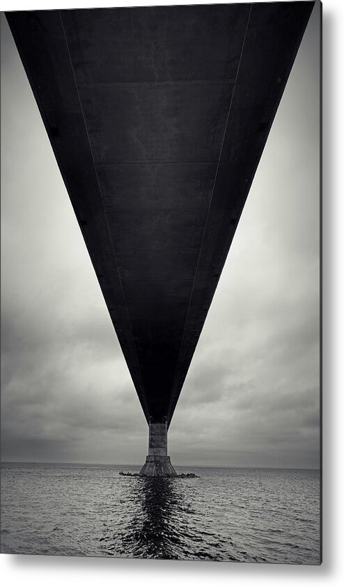 Scenics Metal Print featuring the photograph Dark Bridge by Shaunl