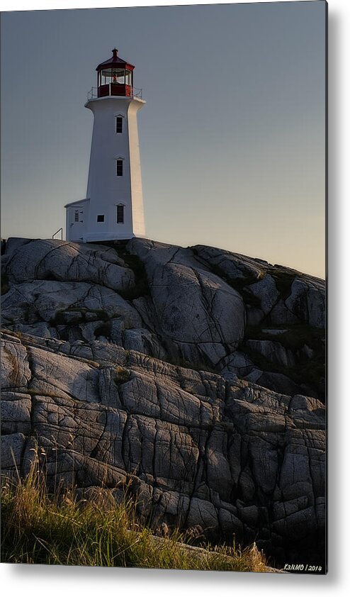 Peggy's Cove Metal Print featuring the photograph Day's End by Ken Morris