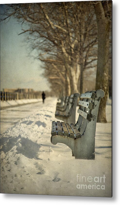 Brooklyn Metal Print featuring the photograph Days Of Cold Chills by Evelina Kremsdorf