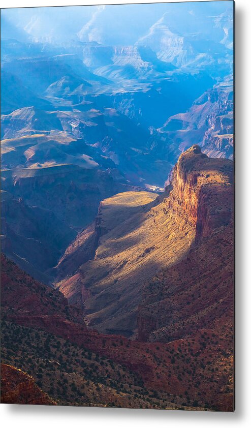 Arizona Metal Print featuring the photograph Desert View Fades Into the Distance by Ed Gleichman