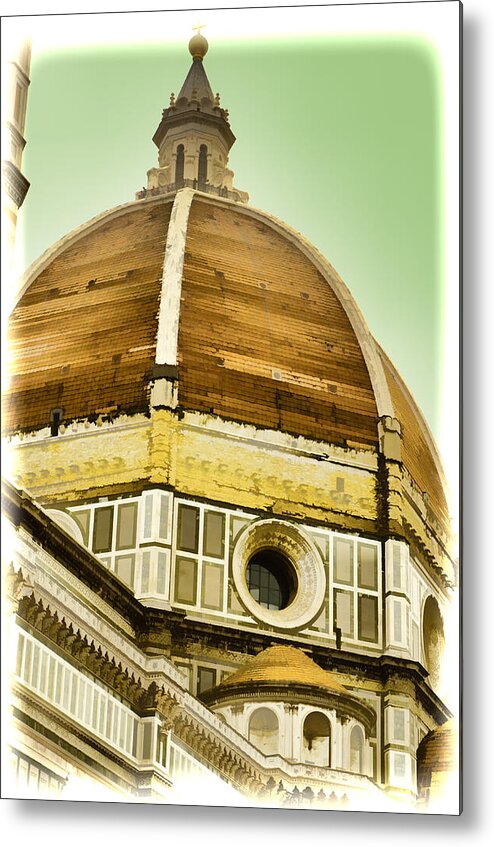 Santa Maria Del Fiore Metal Print featuring the photograph Dome of Florence by Jon Berghoff