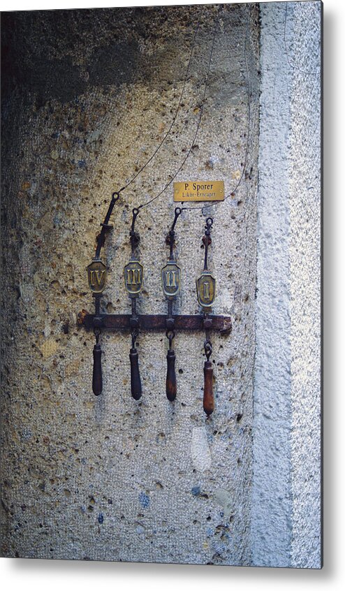 Europe Metal Print featuring the photograph Door Bells by Matt Swinden