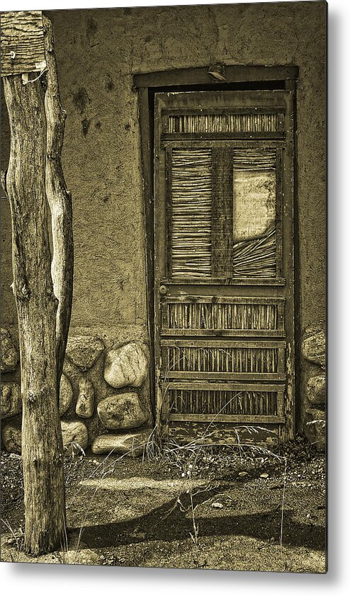 Door Metal Print featuring the photograph Downtown Mora by Priscilla Burgers