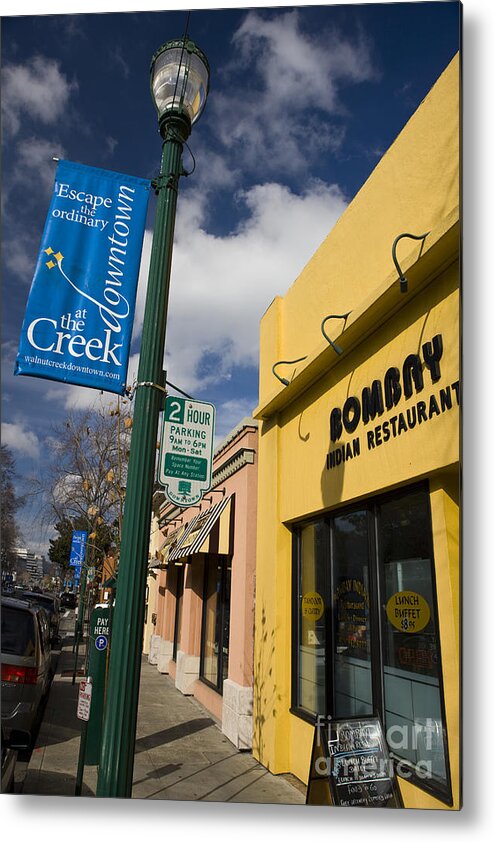 Travel Metal Print featuring the photograph Downtown Walnut Creek California by Jason O Watson