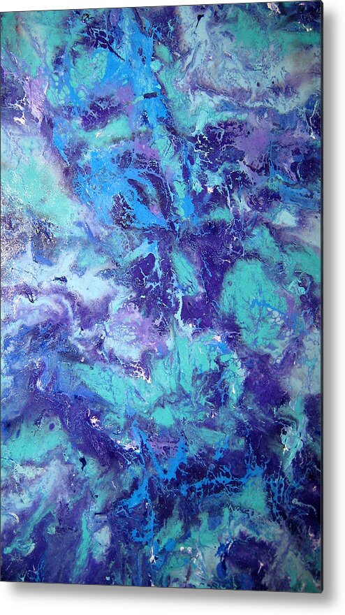 Resin Art Metal Print featuring the painting Dream Weaver II by Jane Biven