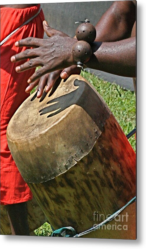 Hand Drum Metal Print featuring the photograph Drum by George DeLisle