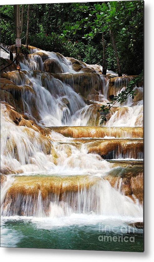 Waterfall Metal Print featuring the photograph Dunn Falls by Hannes Cmarits
