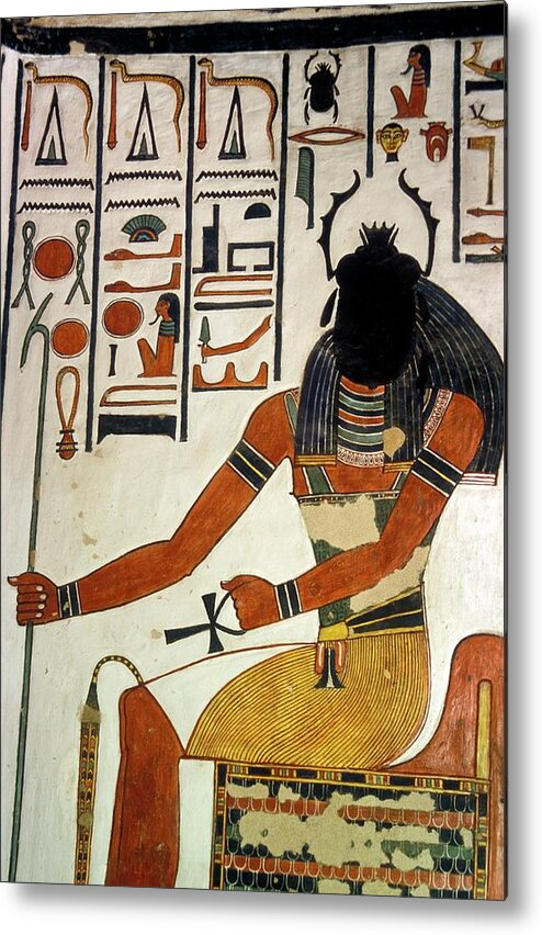 Khepri Metal Print featuring the photograph Egyptian God Khepri by Patrick Landmann/science Photo Library