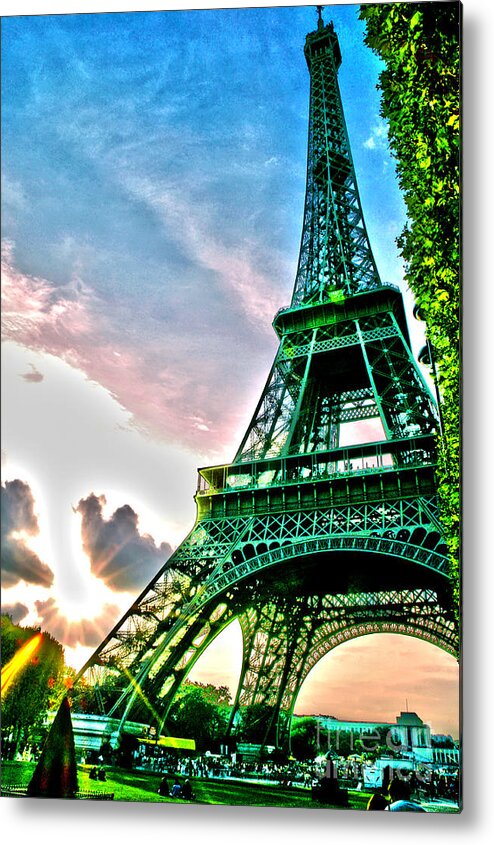 Paris Metal Print featuring the photograph Eiffel Tower 8 by Micah May