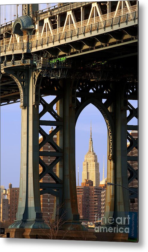 New York Metal Print featuring the photograph Empire State Building by Brian Jannsen