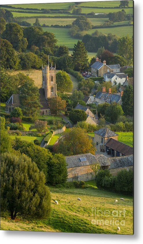 Country Village Metal Print featuring the photograph English Country Village by Brian Jannsen