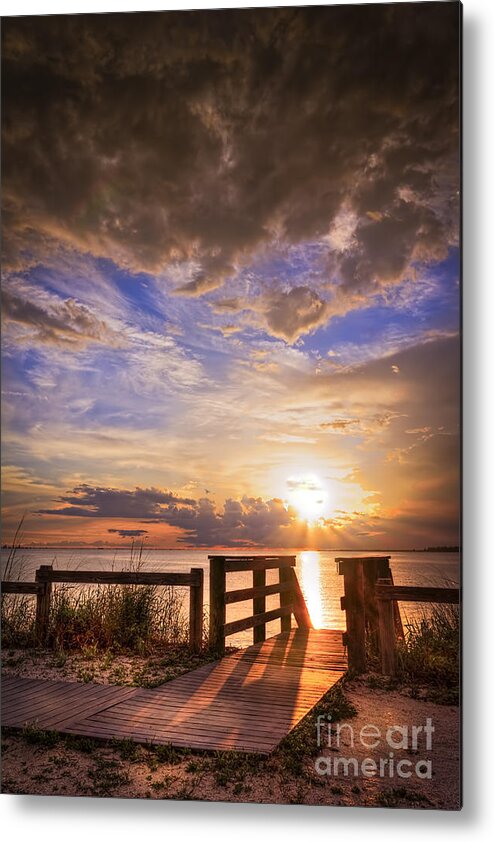 Boardwalk Metal Print featuring the photograph Essence of Light by Marvin Spates