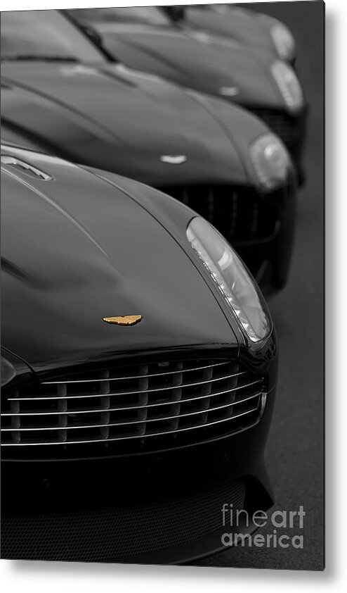 Aston Martin Metal Print featuring the photograph Exotic Lineup by Dennis Hedberg