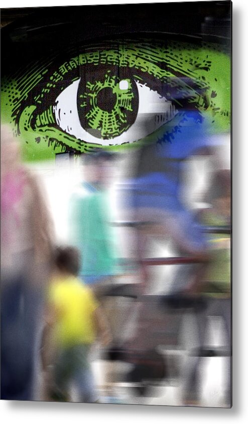 Eye Spy Metal Print featuring the photograph Eye Spy by Richard Piper