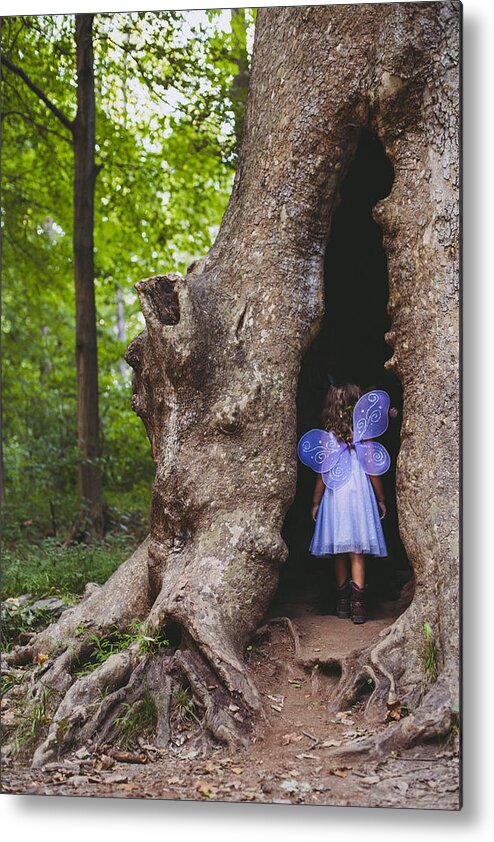Fairy Tale Metal Print featuring the photograph Fairy House by Vanessa Lassin Photography