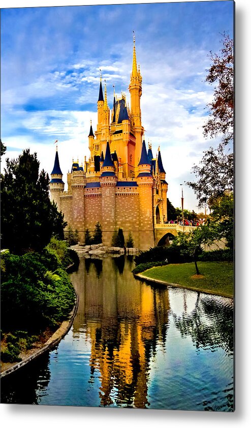 Castle Metal Print featuring the photograph Fairy Tale Twilight by Greg Fortier