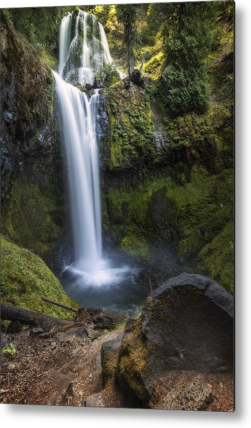 Waterfall Metal Print featuring the photograph Falls Creek Falls by Jon Ares