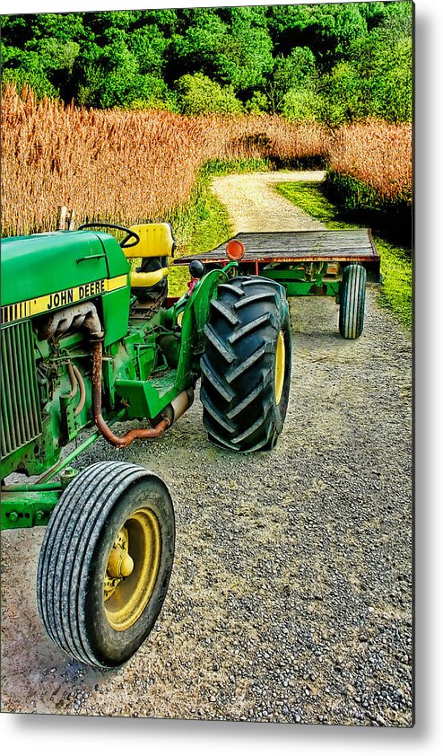 Back Roads Metal Print featuring the photograph Farming by Pat Cook