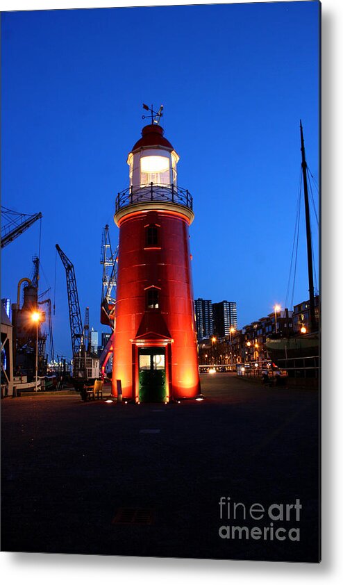 Rotterdam Holland Museum Metal Print featuring the photograph Faro Museo de Rotterdam Holland by Francisco Pulido