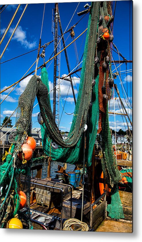 Fishing Gear Metal Print featuring the photograph Fishing Vessel by Karol Livote
