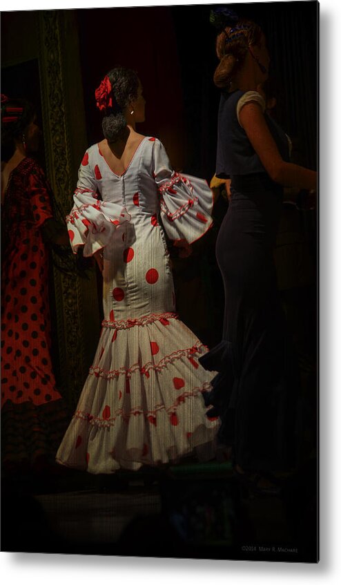 Flamenco Metal Print featuring the photograph Flamenco Dancer #14 by Mary Machare