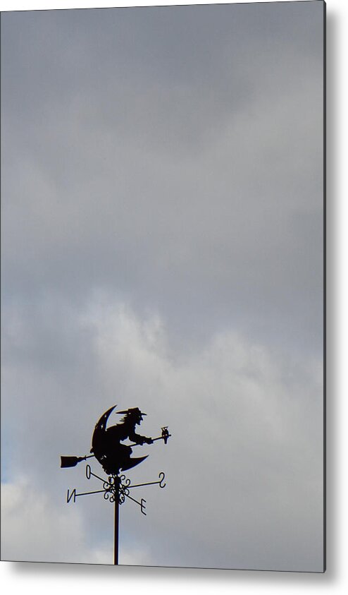 Khaoyai Metal Print featuring the photograph Flying Witch - Piazza Palio - Khaoyai Thailand - 01131 by DC Photographer