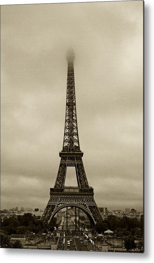 Ancient Metal Print featuring the photograph Foggy morning by Mircea Costina Photography