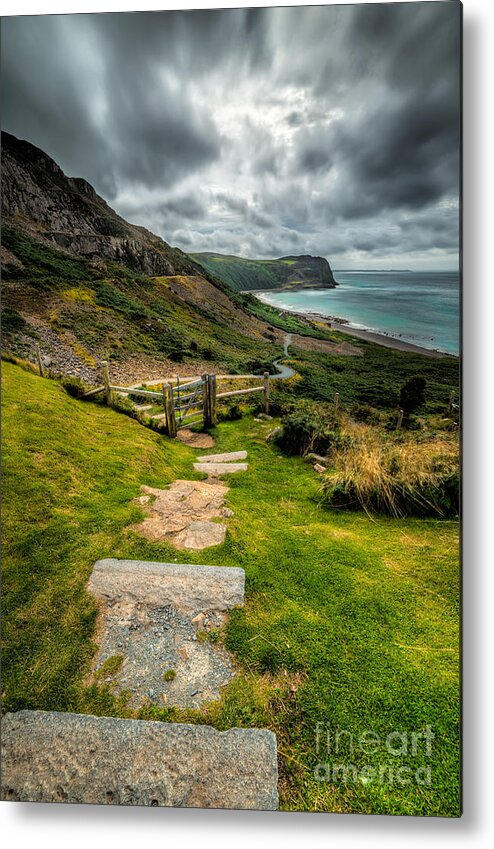 Llyn Peninsula Metal Print featuring the photograph Follow The Path by Adrian Evans