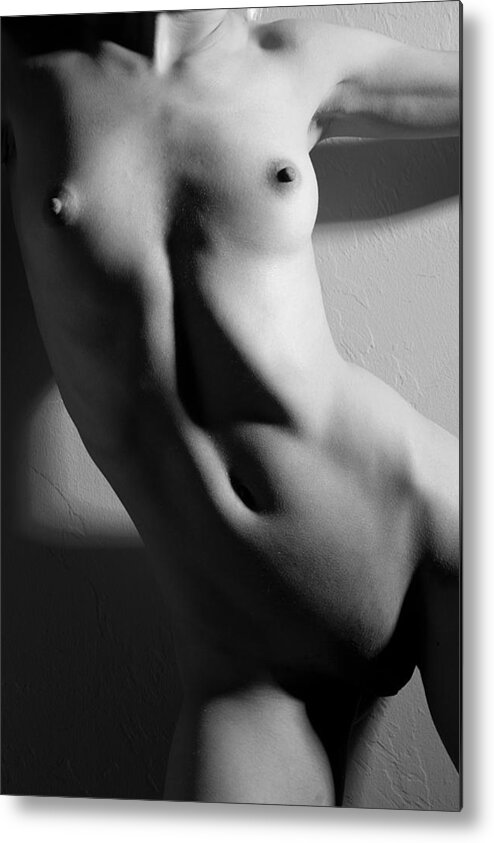 Nude Metal Print featuring the photograph Form and Line by Joe Kozlowski