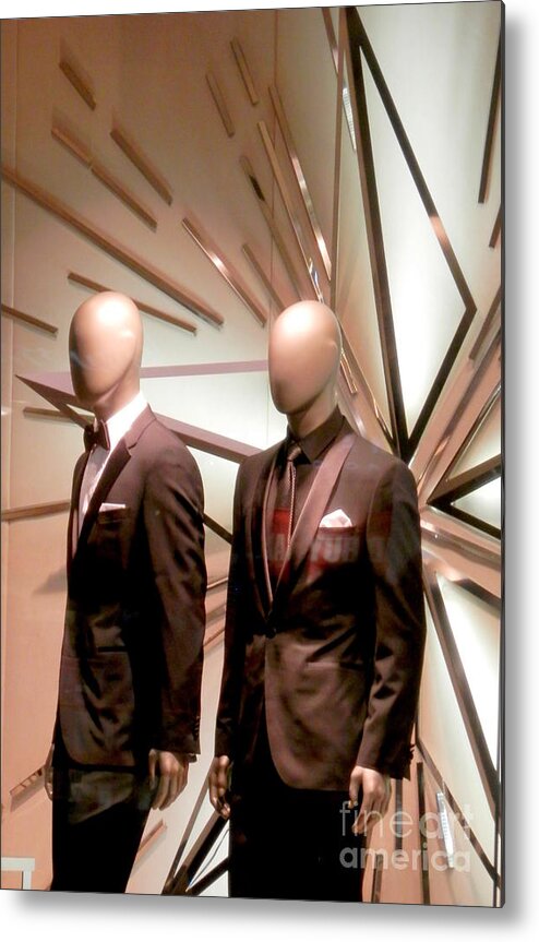 Mannequins Metal Print featuring the photograph Formal by Barbara Leigh Art