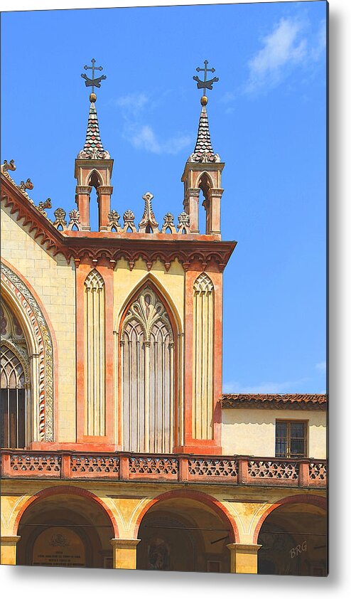 Church Metal Print featuring the photograph Franciscan Monastery In Nice France by Ben and Raisa Gertsberg