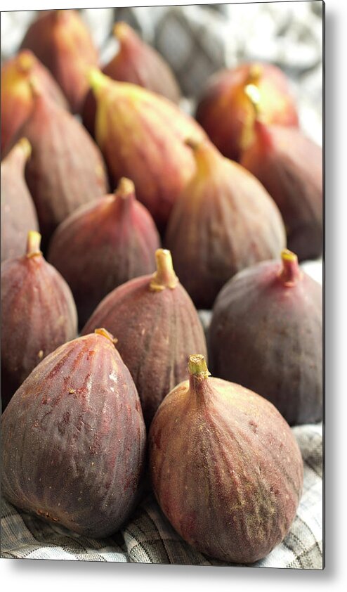 Season Metal Print featuring the photograph Fresh Figs by Brian Yarvin