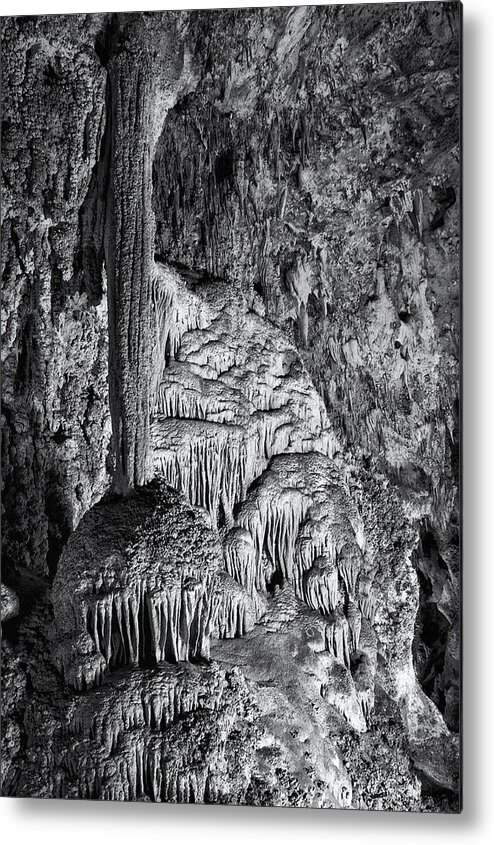 Black White Metal Print featuring the photograph Frozen in Time by Melany Sarafis