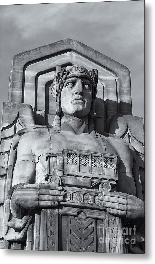 Clarence Holmes Metal Print featuring the photograph Guardian of Traffic II by Clarence Holmes