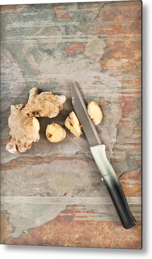 Blade Metal Print featuring the photograph Ginger by Tom Gowanlock