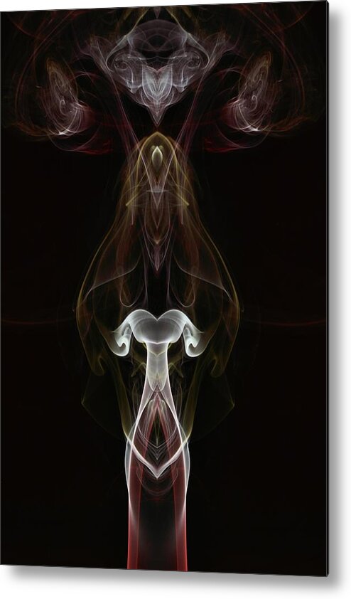 Smoke Art Metal Print featuring the photograph God and Goddess by Mike Farslow