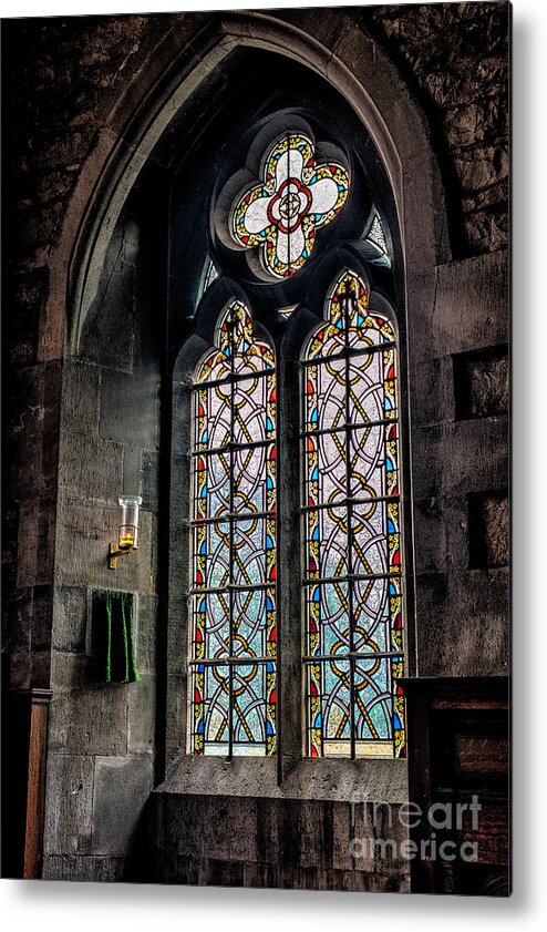 Gothic Window Metal Print featuring the photograph Gothic Window by Adrian Evans