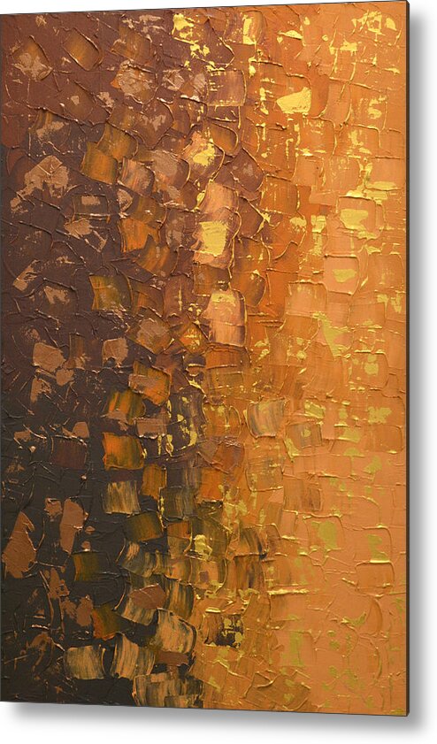 Man Cave Metal Print featuring the painting Gradient Metal by Linda Bailey