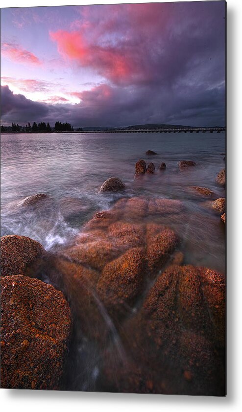 Dramatic Landscape Metal Print featuring the photograph Granite Island At Victor Harbor by Edmund Khoo Photography
