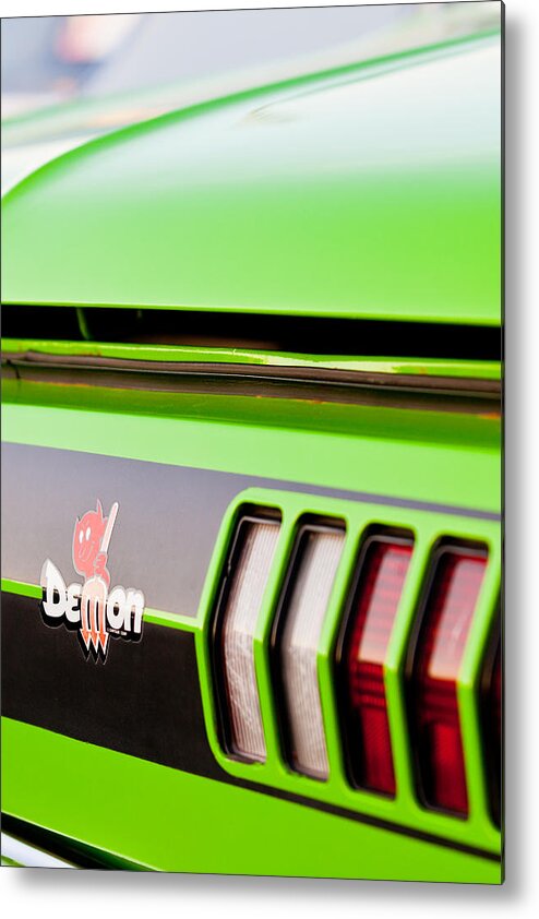 Dodge Metal Print featuring the photograph Green Demon by Melinda Ledsome
