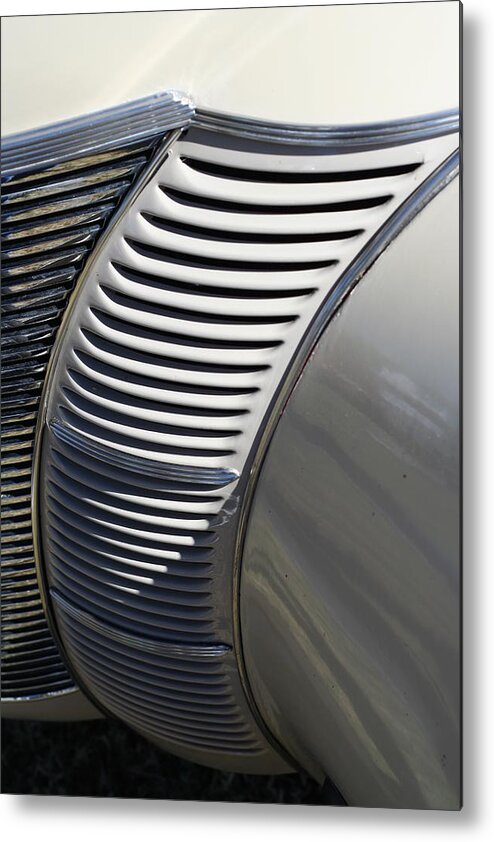 Automobile Metal Print featuring the photograph Grill Work by Joe Kozlowski
