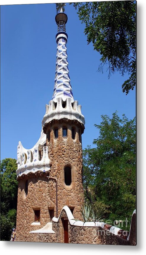Guell Metal Print featuring the photograph Guell Park Barcelona by Sophie Vigneault