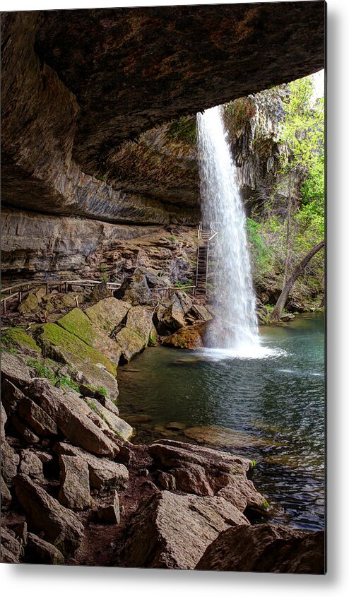 Hamilton Pool Metal Print featuring the photograph Hamilton Pool-002 by Mark Langford