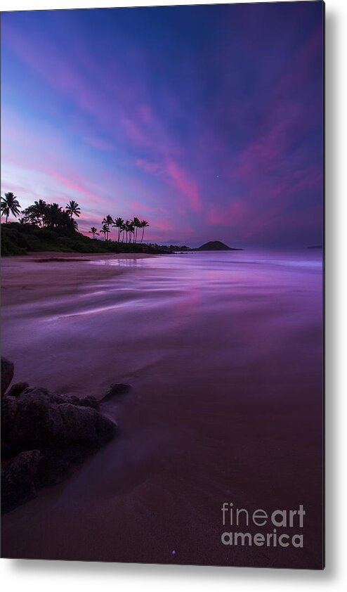 Hawaii First Light Sunrise Metal Print featuring the photograph Hawaii First Light Sunrise by Dustin K Ryan